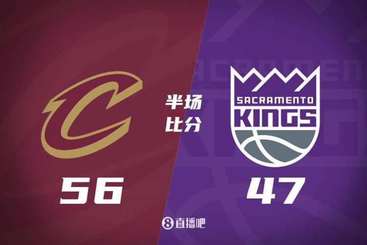 半場戰(zhàn)報：騎士領(lǐng)先國王9分 蒙克14分4助 米切爾9分5板杰羅姆12分